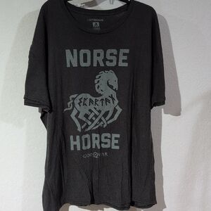 Loot Crate 3XL God of War Norse Horse Tee - Dark Gray